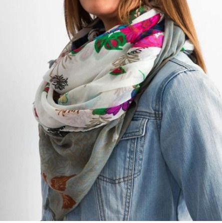 Boho Style Tassel Scarf - excellent gift