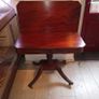 19th century mahogany games /tea table. Image 2