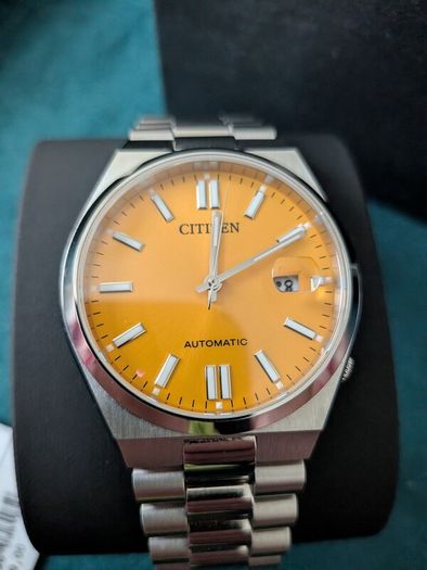 Citizen Tsuyosa 40mm Automatic Movement Watch Yellow