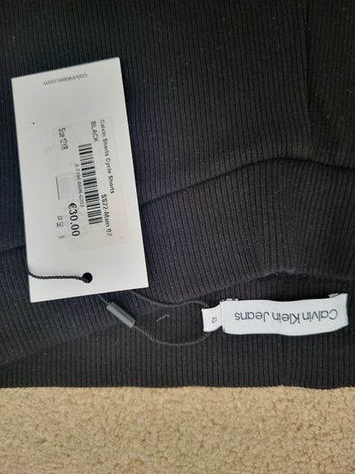 Calvin Klein black shorts girl 12 years old