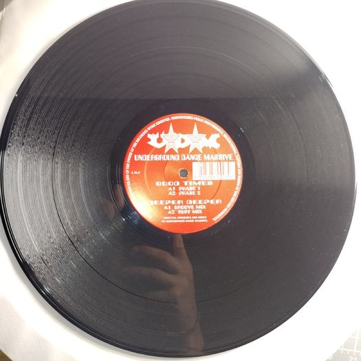Underground Dance Massive - Good Times + Deeper Deeper - Labello Blanco Dance Records - Super SCARCE 90s DEEP House GEM!