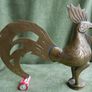Vintage Heavy Brass Rooster 10" x 9" Image 6