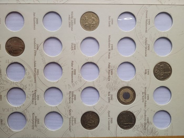 Asking price 440 euro. Poland Set of 2 zloty coin GOLD NORDIC 1995-2009 (103 pieces).