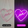 NEW SALE | LED Wall Decor - Light up Sign for Bedroom - Lovers Gift - Perfect Party Supplies - Table/Wall Decorative Light for Room - Dorm - Wedding Anniversary Image 4