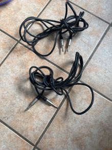 Proel 6.3mm Jack Cables (4 metres each)