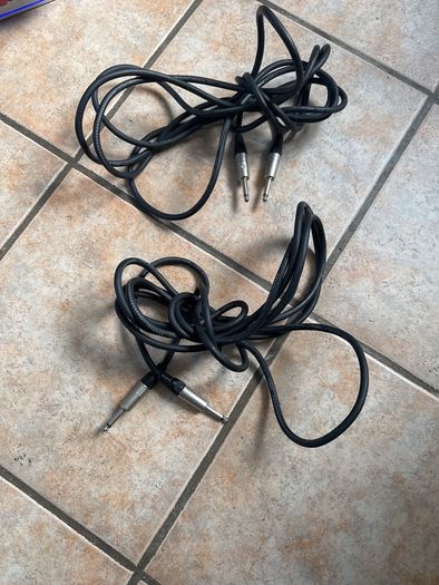 Proel 6.3mm Jack Cables (4 metres each)