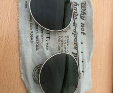 Antique clip on sunglasses
