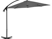 Cantilever Umbrella with Steel Pole 300 cm Anthracite