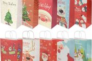 10 PCS Gift Bags, Retail Bags Paper Party Bags Kraft Bag with Handle for Birthday, Tea Party, Wedding (FREE POSTAGE)