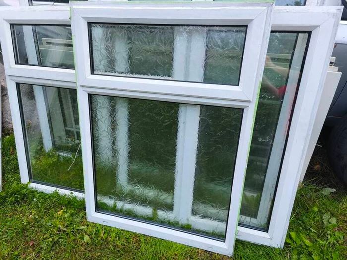 PVC Double glazed window- Opaque glass- Good quality