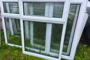 PVC Double glazed window- Opaque glass- Good quality