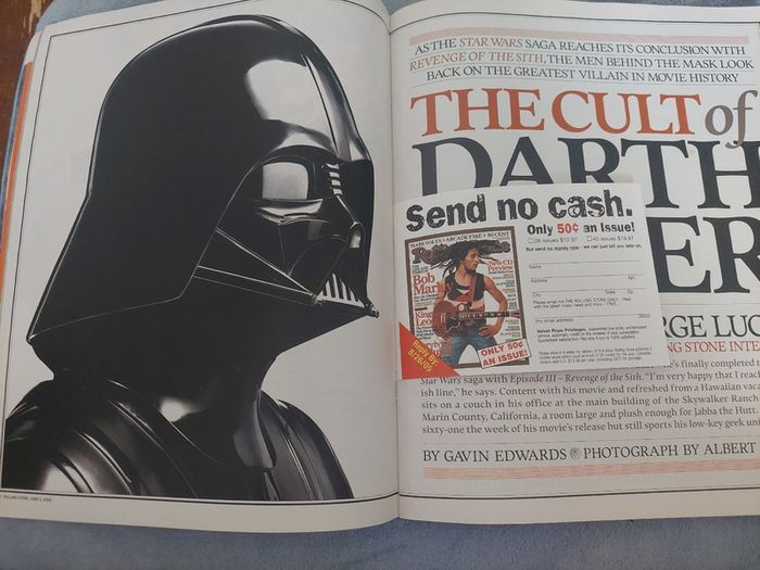 Star Wars, Darth Vader & George Lucas interview issue - Collector's Edition Rolling Stone magazine 2005