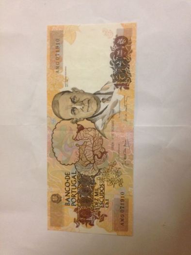 Full set of Portuguese notes from 1970s