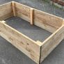 Small veggie garden raised bed, planter box 180x65x45cm Image 2