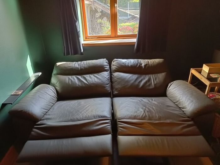 3 Seater Leather Recliner Sofa