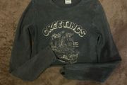 Long sleeve grey tshirt Size Large