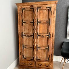 Solid teak cabinet