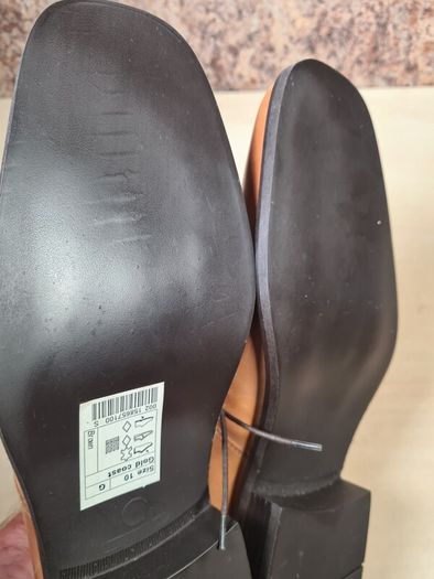 mens CLARKS GOLD COAST shoes brown tan leather square toe Size UK 10 EU 44 BRAND NEW
