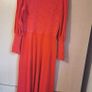 BNWT - Savida Ali Velvet Red Dress UK 10-12 Image 2