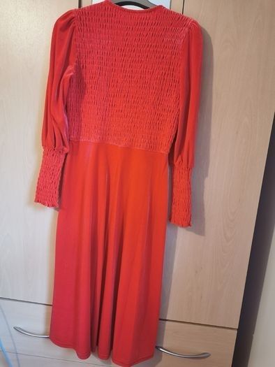 BNWT - Savida Ali Velvet Red Dress UK 10-12