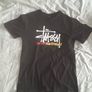 Stussy Black Logo T Shirt Size L Image 4