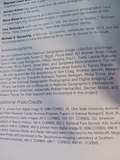 National Geographic Greatest Photographs/ Through the Lens / 1996
