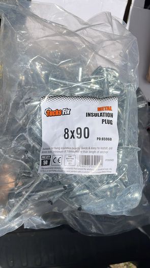 Inslustion board fixings.