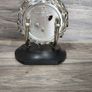 Vintage Majak Desk Clock Soviet Crystal Glass Clock USSR Mechanical Wind Up 1970s Not Working Parts Repair Image 7