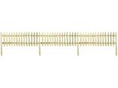 Picket Fence Impregnated Pinewood 5.1 m 130 cm 5/7cm