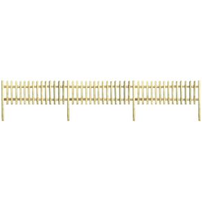 Picket Fence Impregnated Pinewood 5.1 m 130 cm 5/7cm