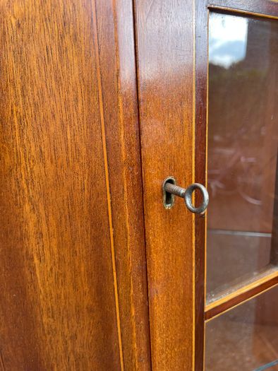 Mahogany Corner Cabinets - matching pair