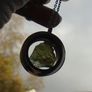 Gemstone jewellery, Floating pendant, Moldavite, Jewellery, Gift Image 7