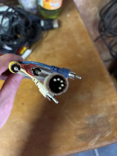 5 pin midi to 4 rca cable