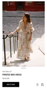 zara midi dress