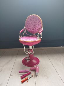Our Generation Salon Chair and Accessories Sitting Pretty Playset