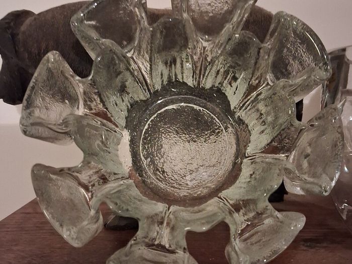 Mid century / Ravenhead Glass Bowl / 1960