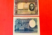 Spain  50  Pesetas  1935   ( uncirculated ) scarce