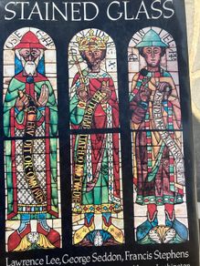 stained glass book.