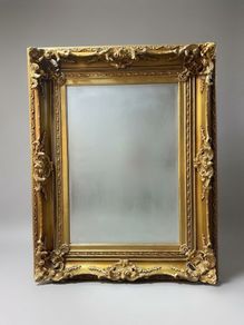 Large Gilt Double Frame Mirror.