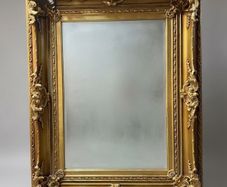 Large Gilt Double Frame Mirror.