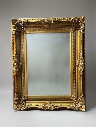 Large Gilt Double Frame Mirror.