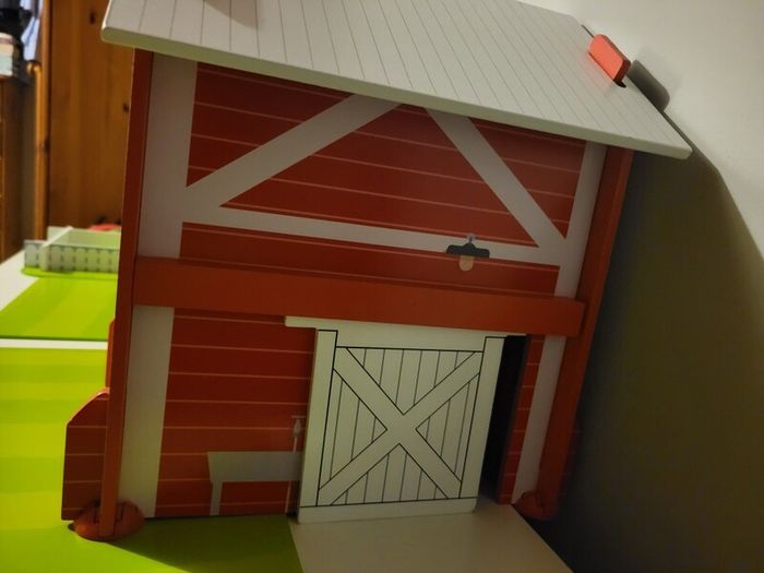 ELC Large Wooden Farm Playset , Tractor, Trailer & Lots of Animals
