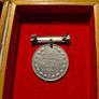 Vintage  Great WWI Junior Red Cross Service Member Medal in Painted Aluminum Image 2