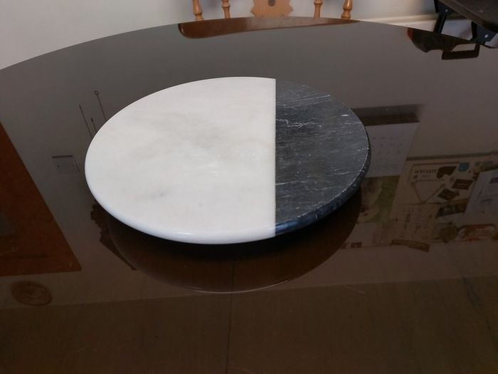 marble lazy susan