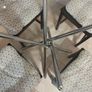 Glass Top Foldable Kitchen Table with Four Wooden Chairs Image 3
