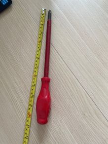 Long Phillips head screwdriver