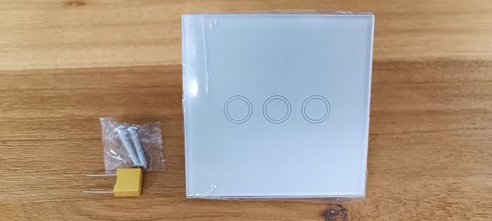 3 x Glass Modern Tempred  Touch Light Switch
