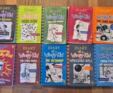 diary of a wimpy kid book bundle