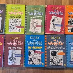 diary of a wimpy kid book bundle