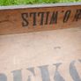 Vintage suitcase from the 1940s, DUBLIN wooden travel case Image 6